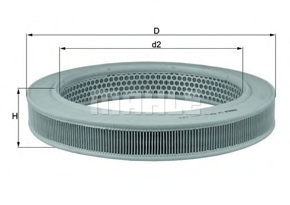 LX754 Mahle Original Повітряний фільтр двигуна